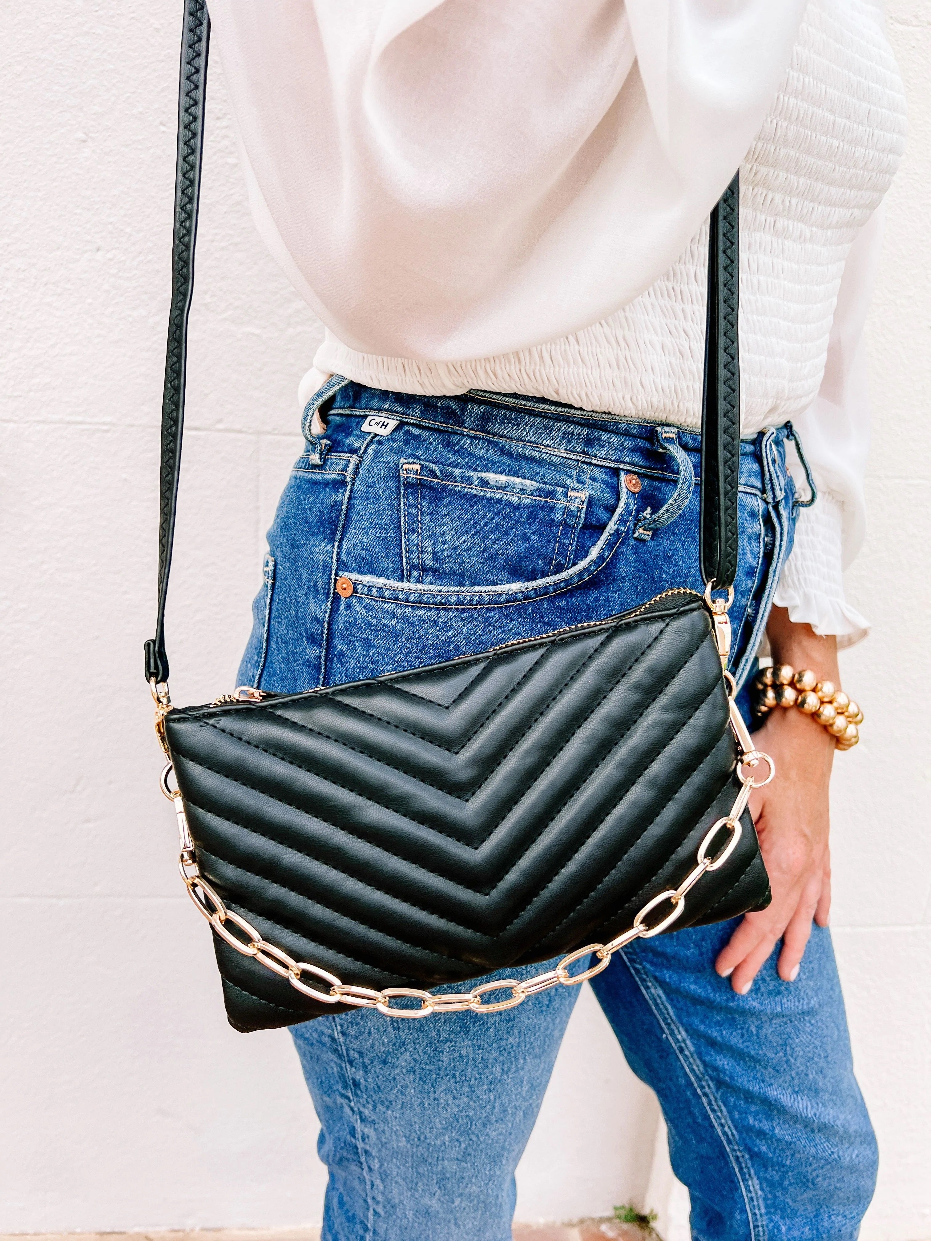 Brigette Quilted Crossbody Bag