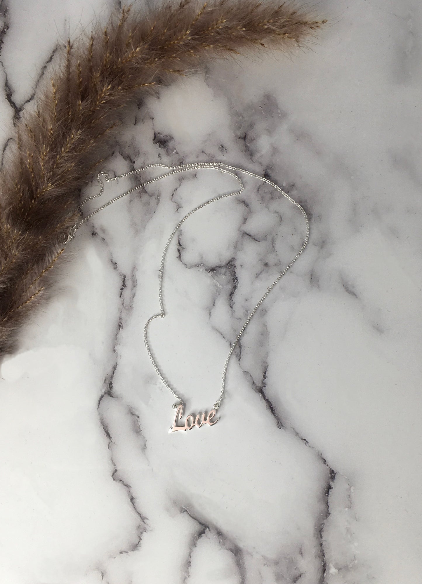 Sterling Silver Love Necklace